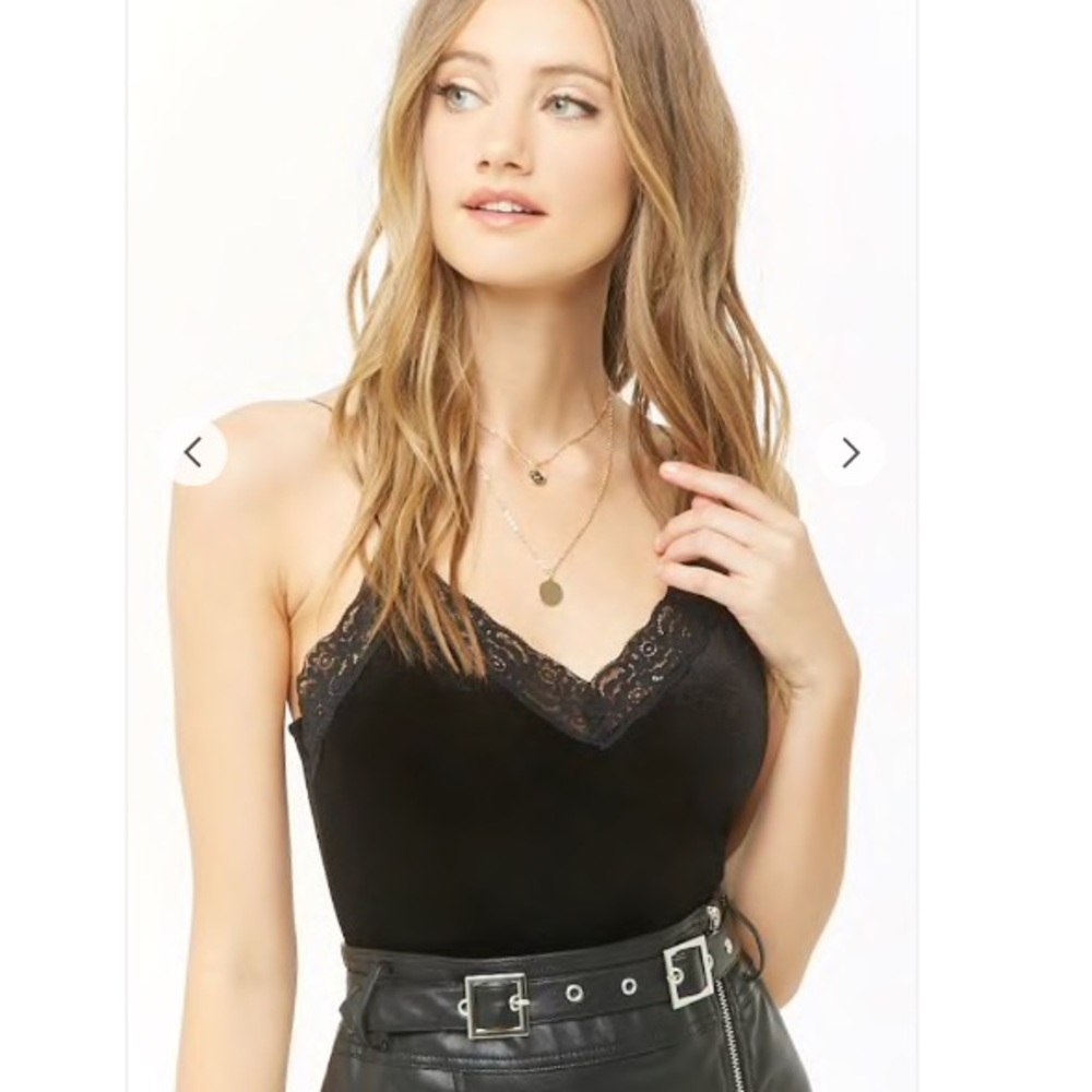 SOLD!! Black lace bodysuit - Picture 1 of 5